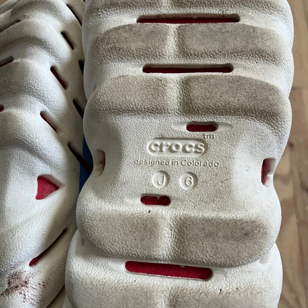 Marvel Crocs Echo Clog Captain America Avengers Blue Red‎ White Junior Size 6